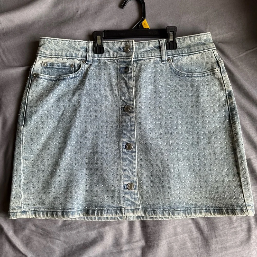 Auth MK Denim Skirt